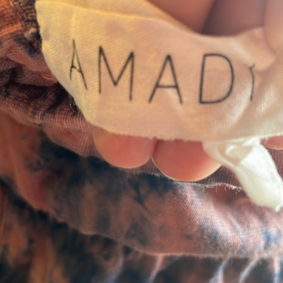 Anthropologie Amadi Tie-Dye Strapless Maxi Dress - Picture 6 of 11